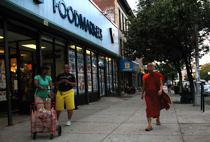 Burmese monk in Brooklyn